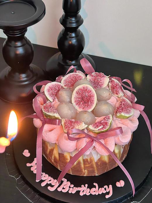 烤爱·蓝莓巴斯克蛋糕·开心果黄杏巴斯克蛋糕·无花果哦荔枝·生日蛋糕系列·下午茶聚会生日节日【仅限深圳同城配送】 商品图4