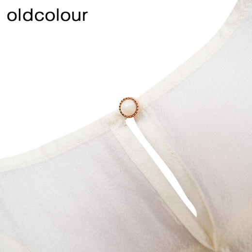 oldcolour商场同款春秋款圆领甜美时尚短袖连衣裙女DP25101719 商品图4