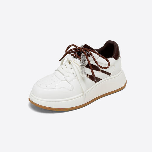 Westory2025年秋季厚底运动鞋小白鞋双色鞋带深口板鞋S25CM76701（8月22日发货） 商品图6