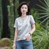 西子/【如梦令】28姆米非遗宋锦交织八达晕粉色双面穿上衣/SYTJ318 商品缩略图3