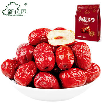 新边界新疆红枣一级免洗灰枣400g/袋2025新枣零食蜜饯果干枣子特产 /休闲食品 /蜜饯果干 /枣 商品图5