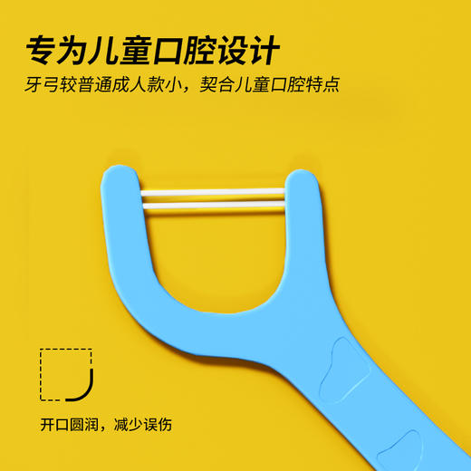 【鱼sir】KUTA儿童护理牙线棒KUTA家族卡通牙线护齿3岁以上可用【8月护牙专场】 商品图8