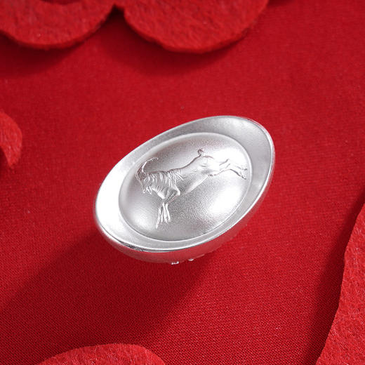 子佩集S999银【生肖】元宝【ZXFYB-50】原创作品十二生肖-实心50g2507 商品图10