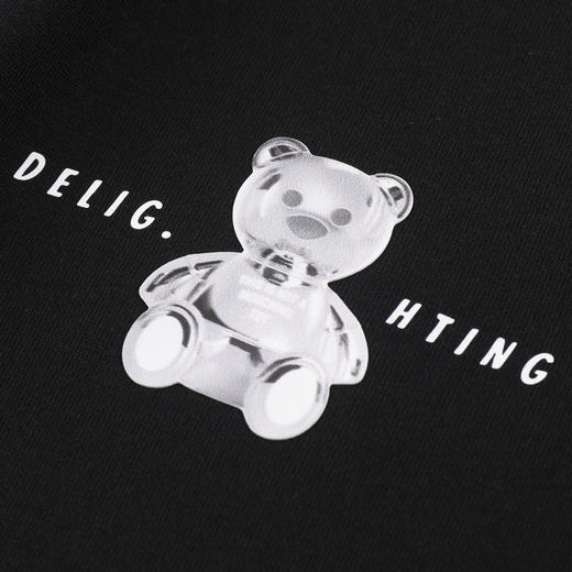 GXG男装【卡通小熊】夏季时尚百搭情侣款圆领纯棉短袖t恤K&C 商品图4