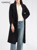 【商城同款】阿菁娜高智羊绒翻驳领双排扣大衣F30D211088 商品缩略图3