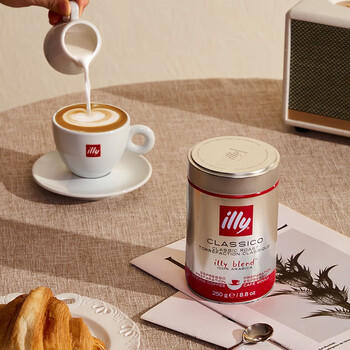ILLY意利（illy）意式拼配（深度烘焙）进口纯黑咖啡粉250g*2罐装 /水饮冲调 /咖啡 /咖啡豆/粉 商品图0