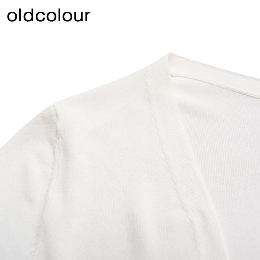 oldcolour商场同款夏款V领时尚百搭短外套女GP21054751 商品图2