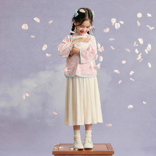笛莎Deesha观山见女童套装2025秋季女童汉服套装 商品图5