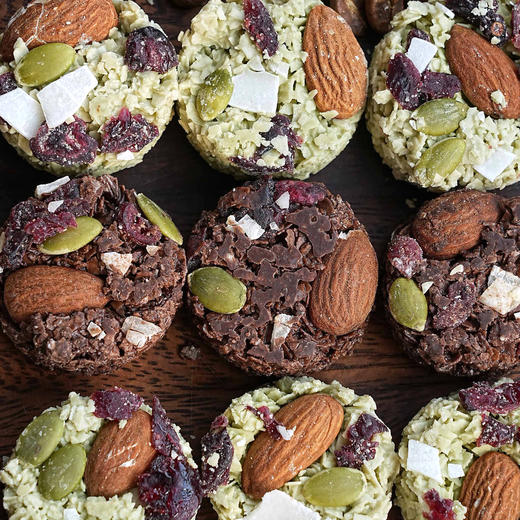 坚果巧克力燕麦脆 58g/袋 黑巧味/茉莉龙井味 商品图8