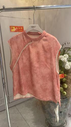 【门店同款】ENJOY夏季云敛-“鸾衿折桂”素茶中式上衣 162793808