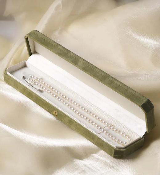 伽罗JALO 5-5.5mm 高等级淡水珍珠项链-延长链款 商品图2