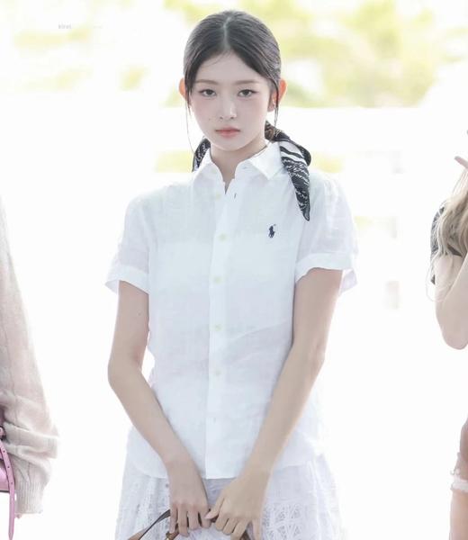 重磅渠道！拉夫泡泡袖短袖  亚麻衫吸湿透气  通勤百搭 商品图2