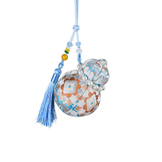 【DIY宋锦葫芦香囊】国风织锦手工材料包流苏挂饰福禄小挂件中秋节 商品图4