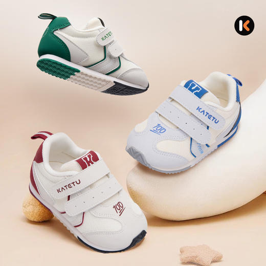 卡特兔婴儿学步鞋2025秋季新品阿甘鞋宝宝鞋软底防滑幼儿园小白鞋 商品图1