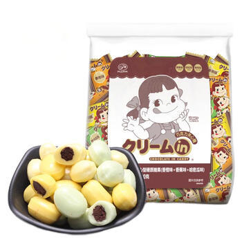 不二家 巧克力夹心糖 500g(约115颗) 儿童糖果 喜糖 休闲零食 零食 礼物 /休闲食品 /糖果 /硬糖 商品图4