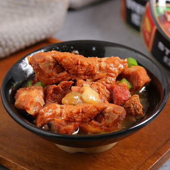 红塔红烧牛肉罐头130克×6罐 即食0添加防腐剂高蛋白午餐肉代餐 /休闲食品 /罐头食品 /畜肉类罐头 商品图5
