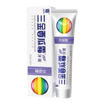 三金西瓜霜牙膏留兰香型125g 桂林三金 清新口气齿不上火滋养牙龈 /个人护理 /口腔护理 /牙膏 商品图0