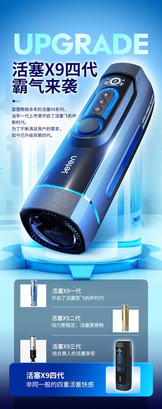 雷霆暴风 活塞 X9四代飞机杯 商品图8