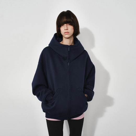 NUTH“凝聚空气”宽松大廓形连帽开衫卫衣女空气感oversize外套 商品图6