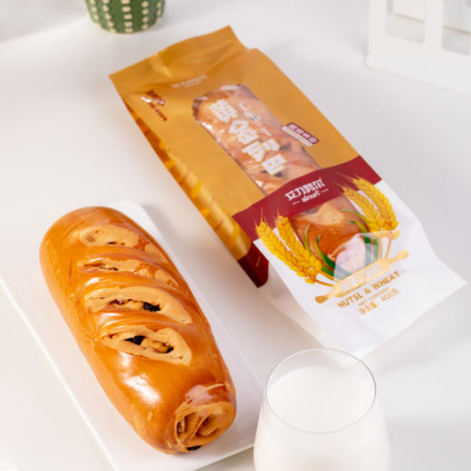 新疆果仁大列巴 | 黑加仑+葡萄干+核桃仁 面包体松软 外皮酥脆 奶香浓郁 不加一滴水 商品图4