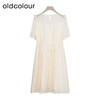 oldcolour商场同款春秋款圆领甜美时尚短袖连衣裙女DP25101719 商品缩略图1