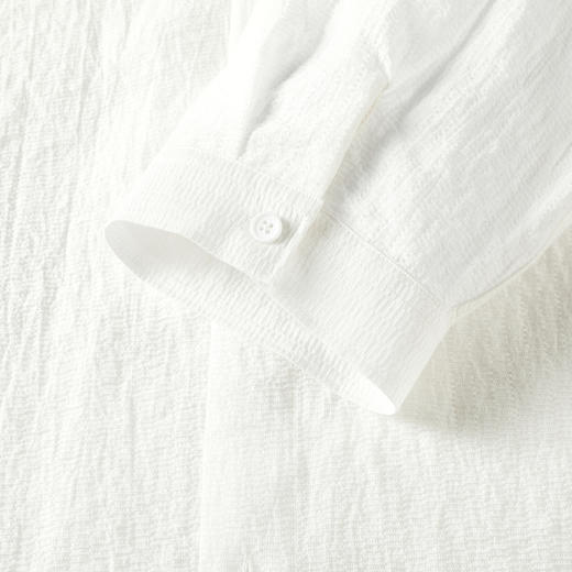 GXG男装【褶皱肌理】25夏季日常翻领休闲户外通勤男式短袖衬衫K&C 商品图13