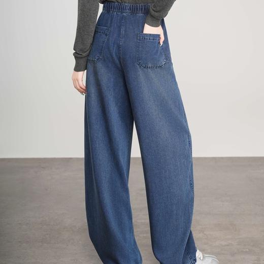 K.HIP 天丝牛仔豆荚裤｜天丝莱赛尔混纺，触感柔软自然垂坠 商品图3