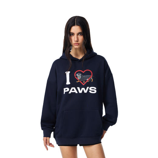 FDR官方店“我爱狗狗”印花美式连帽卫衣男女秋季宽松情侣装上衣 商品图4