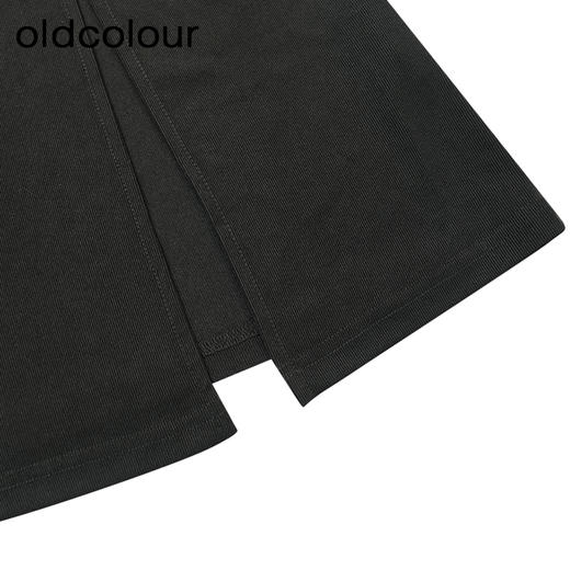 oldcolour商场同款春秋款黑色时尚优雅吊带连衣裙女P24104156 商品图4