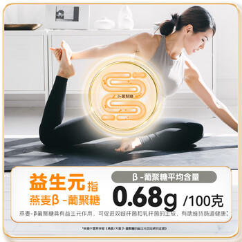 穗格氏（SHEGURZ）高纤黑麦片1000g罐装 即食营养早餐低GI低脂健身代餐燕麦片无糖精 /水饮冲调 /冲饮谷物 /麦片 商品图1