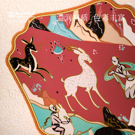 敦煌研究院 【敦煌壁画系列团扇】 中国风扇子古风2025年新款日常家用 商品图2