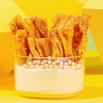 源氏 网红休闲解馋零食小吃 手撕豆干辣条大礼包 香辣小豆排300g/袋  /休闲食品 /豆干/素食零食 /豆制品 商品图3