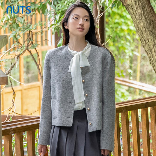 手工呢料短外套 商品图4