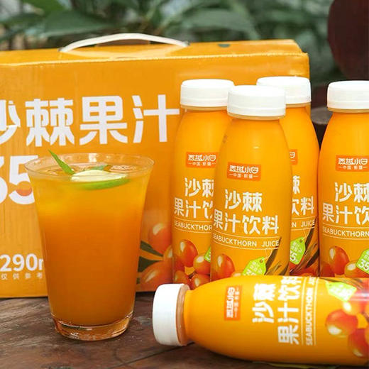 西域小白沙棘果汁 290ML*10瓶 健康好喝基地直邮 商品图2
