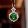 【宫里首饰】“平安美满”满色满绿翡翠项链 CF 商品缩略图1