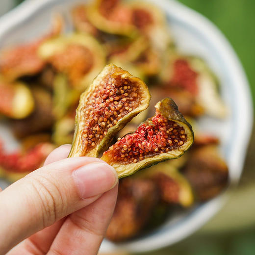 无花果干#糯叽叽甜津津，7斤无花果做出1斤果干，不加蔗糖配料表只有无花果，厚厚胶质，零食泡水都可 商品图2