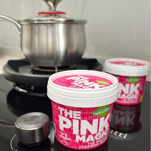 热卖！去污大师！“山姆同款”Sheringham Prime/喜运亨 粉色魔净去污膏 去除污垢 厨房 锅具多用途使用 500g/罐（赠百洁棉+毛巾） 商品图11