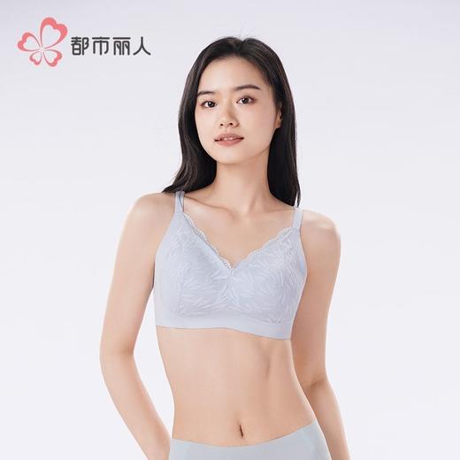 都市丽人女士内衣蕾丝内衣无尺码内衣文胸无钢圈三排四扣LBH66N 商品图1