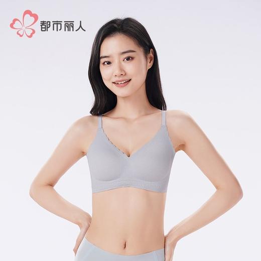 都市丽人女士内衣泳布内衣无尺码内衣文胸无钢圈三排四扣LBH6N3 商品图1