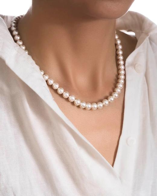 伽罗JALO 7.5-8mm 高等级淡水珍珠项链 商品图1