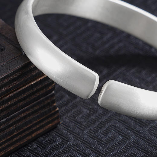 【如意之约】子佩集S999手工银手镯原创设计【55071207】2506 商品图5