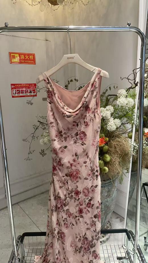 【门店同款】ENJOY夏季“悠然之境”法式玫瑰花卉裙 162280324 商品图0