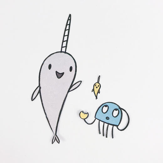 【奇想国】5-10岁 桥梁书《独角鲸和水母的故事 7册》 商品图2