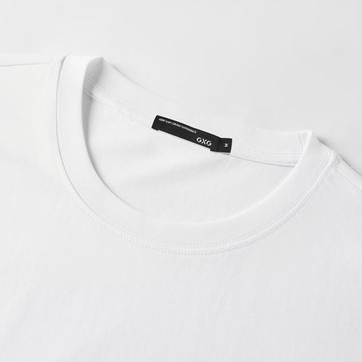 GXG男装【吸湿速干】25夏季个性潮流字母凉感舒适男式圆领短袖T恤K&C 商品图3