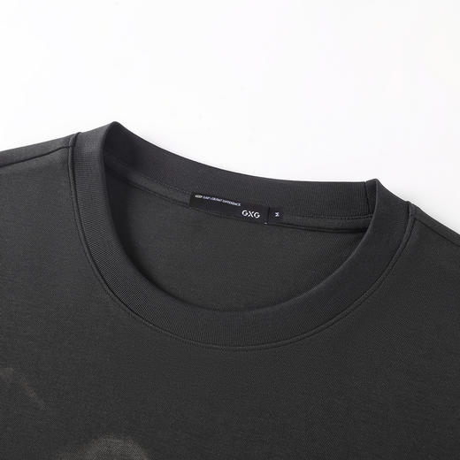 GXG男装【7A抗菌】25夏季凉感透气超柔软感亲肤舒适男式圆领短袖T恤K&C 商品图13