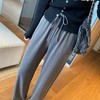 夏季凉皮神裤自带凉感垂顺高腰直筒垂落直流裤 商品缩略图12