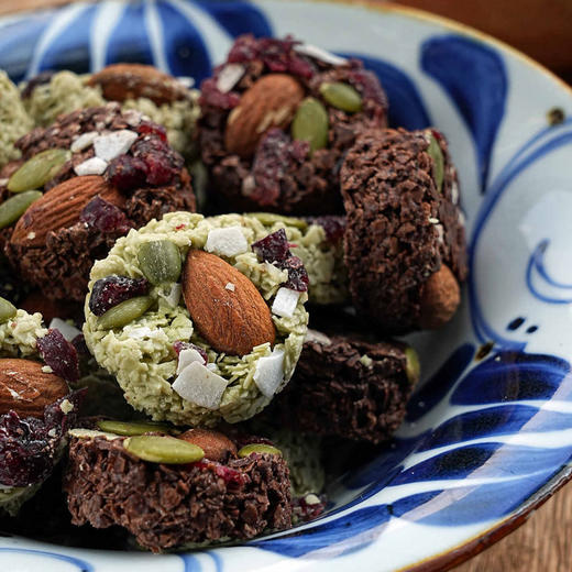 坚果巧克力燕麦脆 58g/袋 黑巧味/茉莉龙井味 商品图0