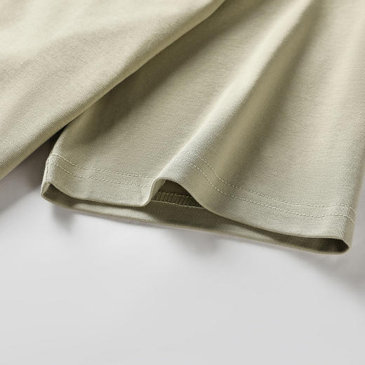 GXG男装【山脉绣花】25夏季时尚刺绣凉感透气圆领休闲男式短袖T恤K&C 商品图13