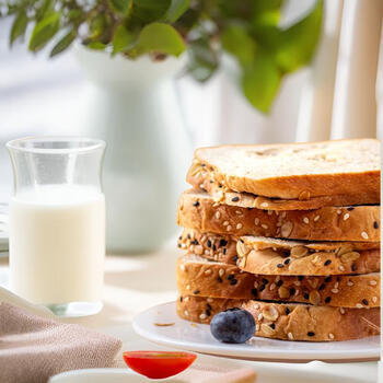 千焙屋超软吐司面包840g奶香淡甜健身饱腹代餐切片手撕面包整箱点心蛋糕 /休闲食品 /西式糕点 /吐司面包 商品图2