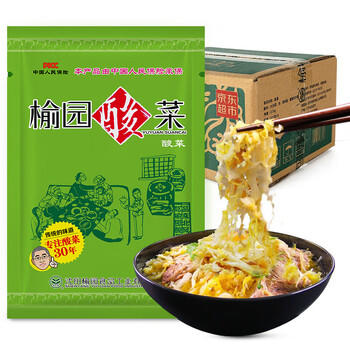 榆园酸菜丝量贩整箱装2.5kg送礼礼盒东北特产乳酸菌酸菜京东定制 /粮油调味 /调味品 /榨菜/酱腌菜 商品图3